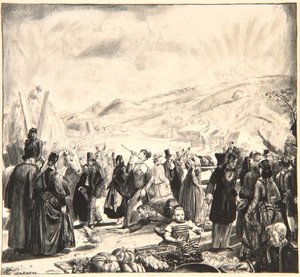 La fiera irlandese, 1923 da George Wesley Bellows